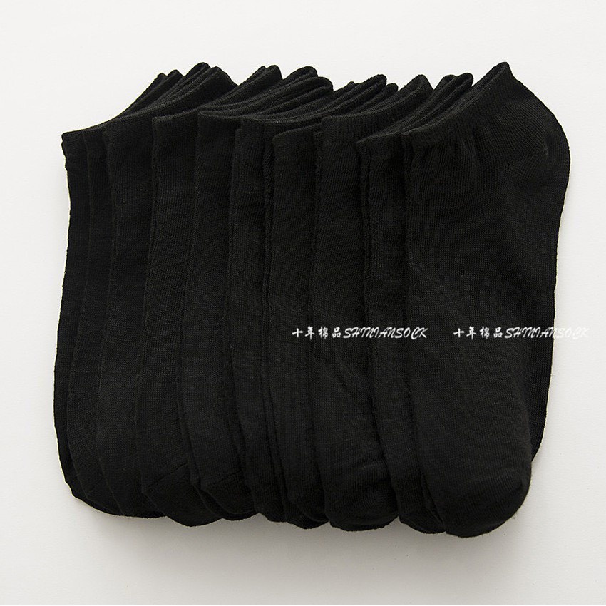 Thời trang  tất lười/tất ngắn cotton nam nữ