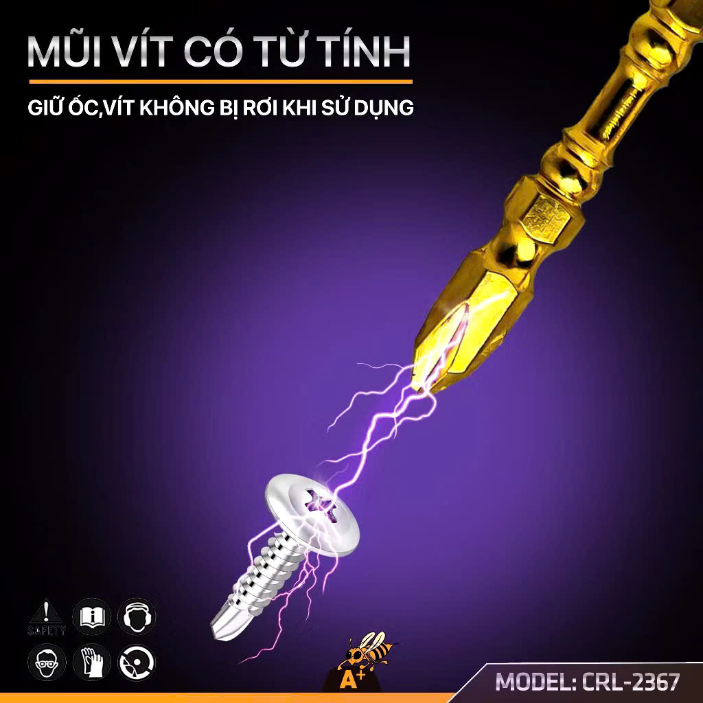 Đầu Bắn Vít Siêu Cứng ( giá của 1 Chiếc) vàng hoặc đen tuỳ đợt
