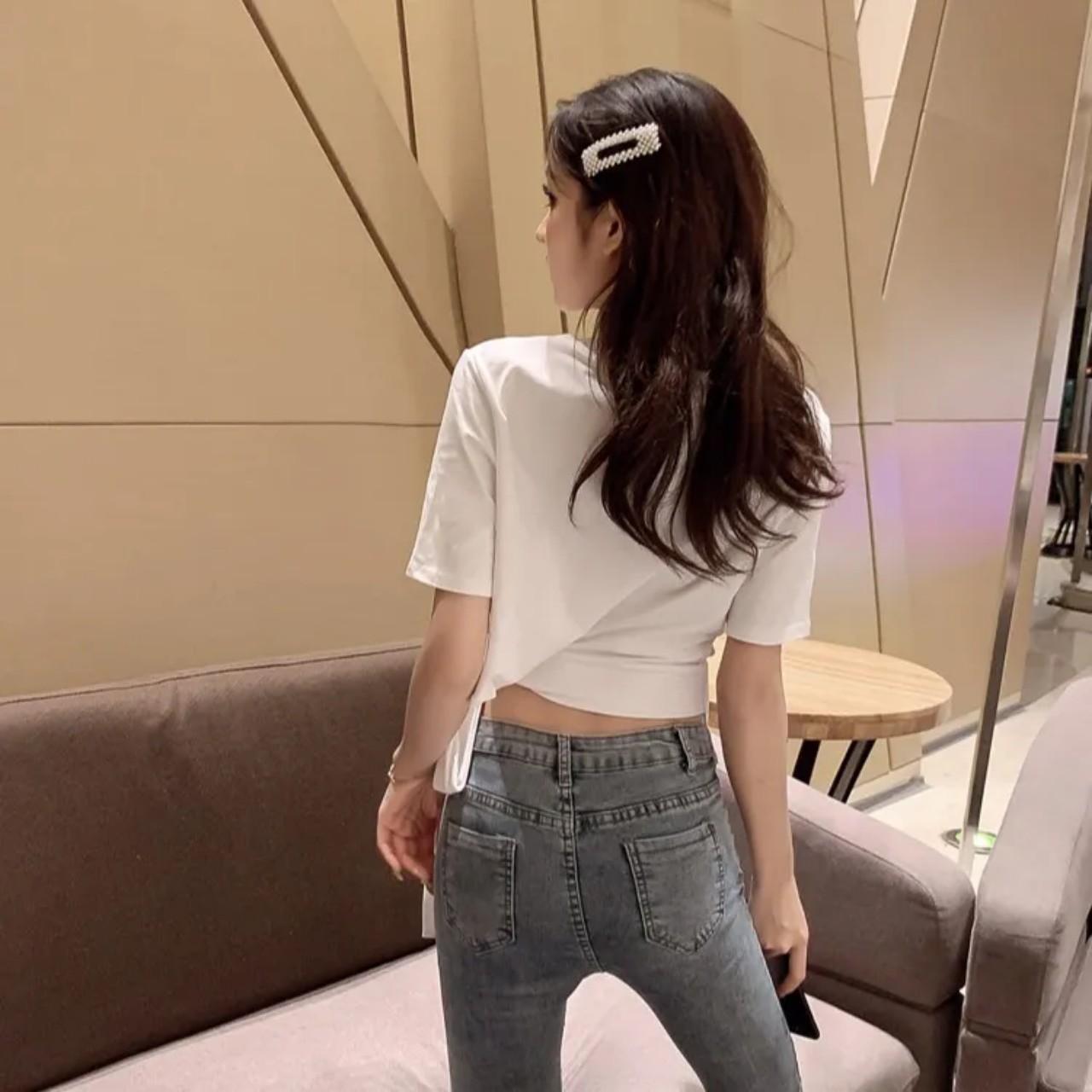 Aó Thun Captop Cột Dây Dễ Thương