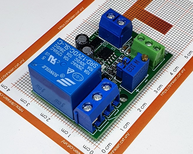 Module so sánh điện áp relay 12vdc ic lm393