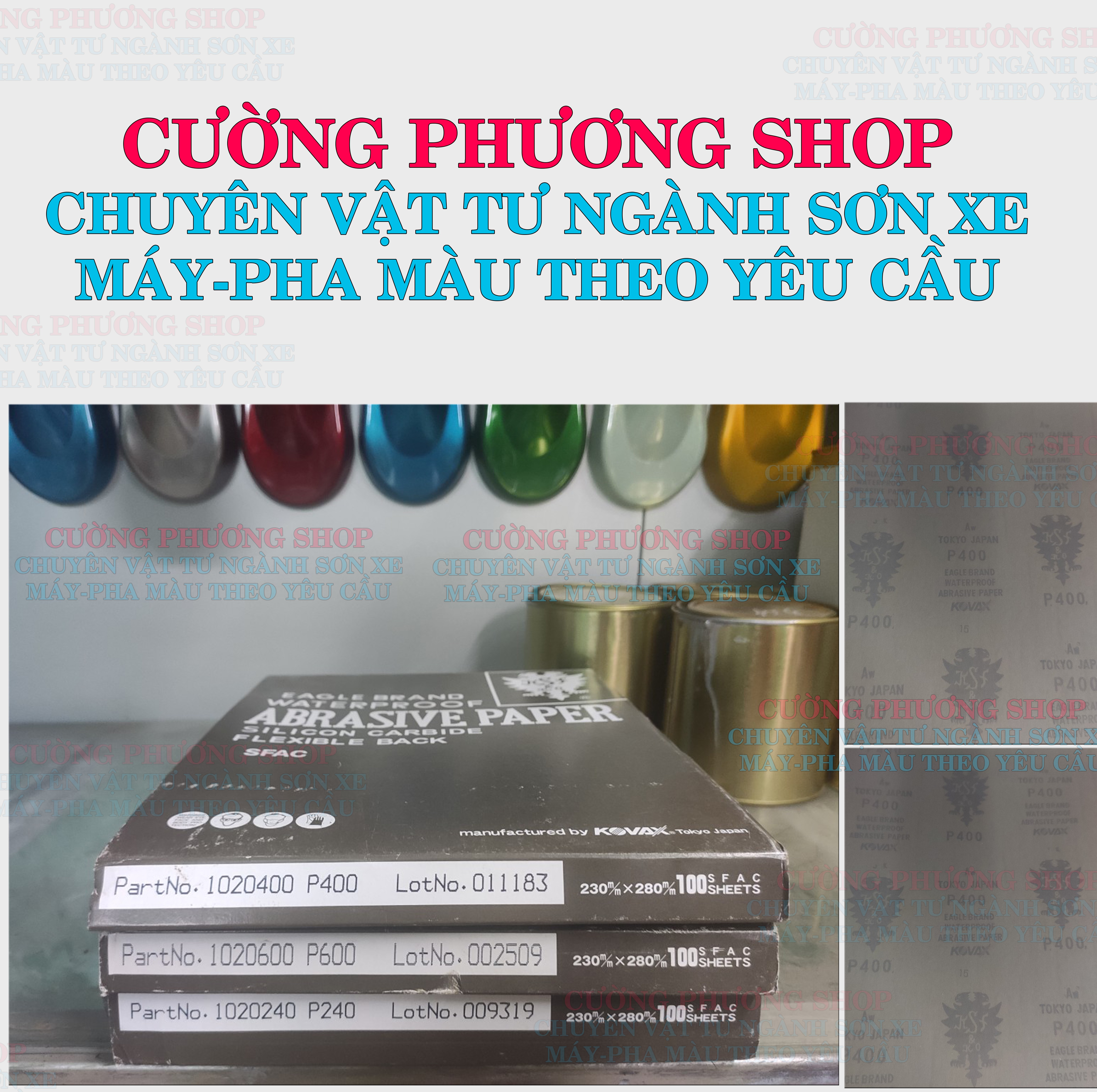 Giấy Nhám nước KOVAX