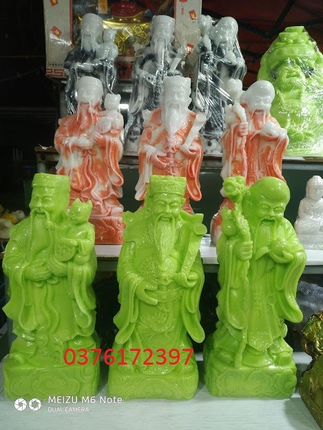Tượng Tam Đa Phúc Lộc Thọ đá đúc cao cấp