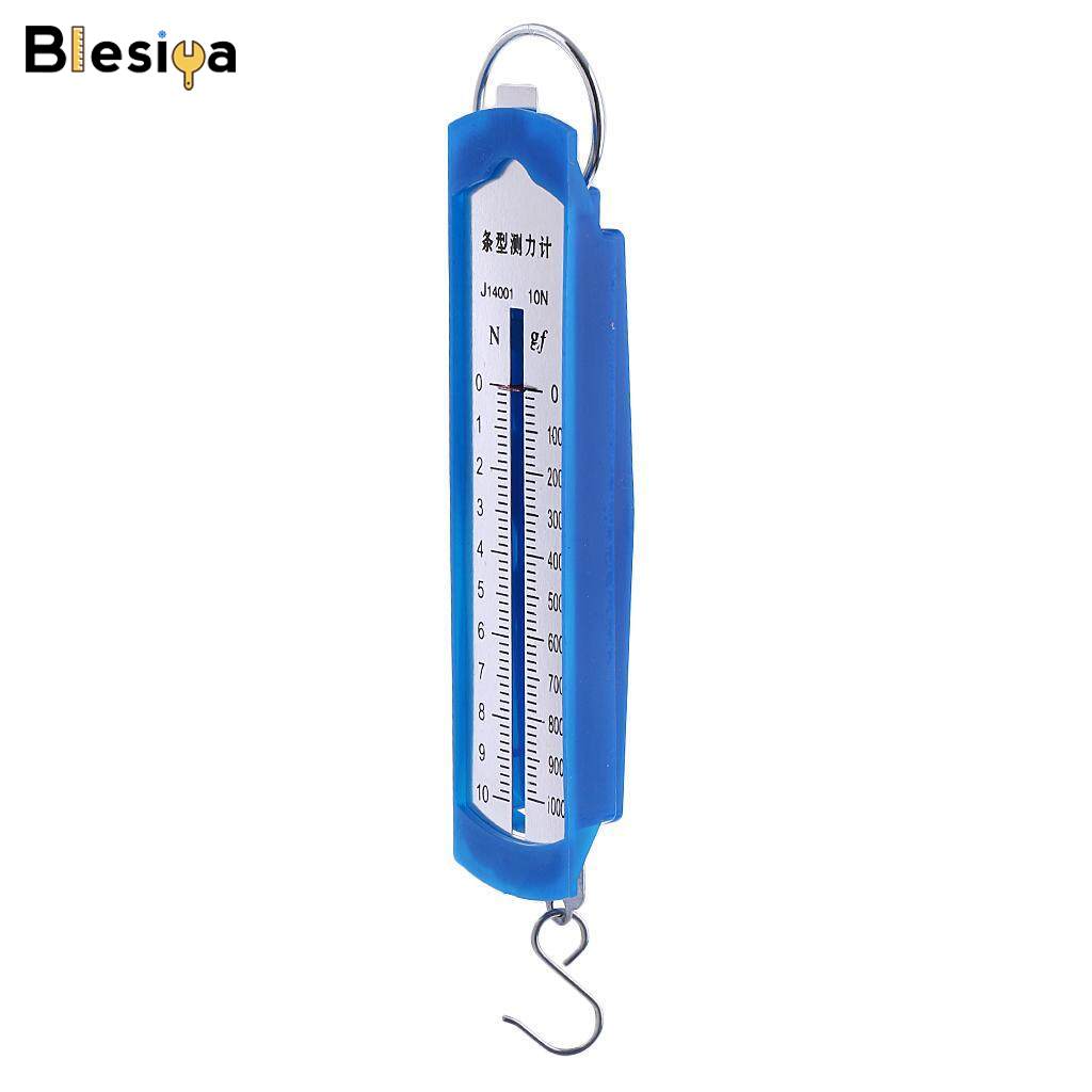 Blesiya 1pc 10N Newton Meter Force Meter Dynamometer Spring Balance Physical