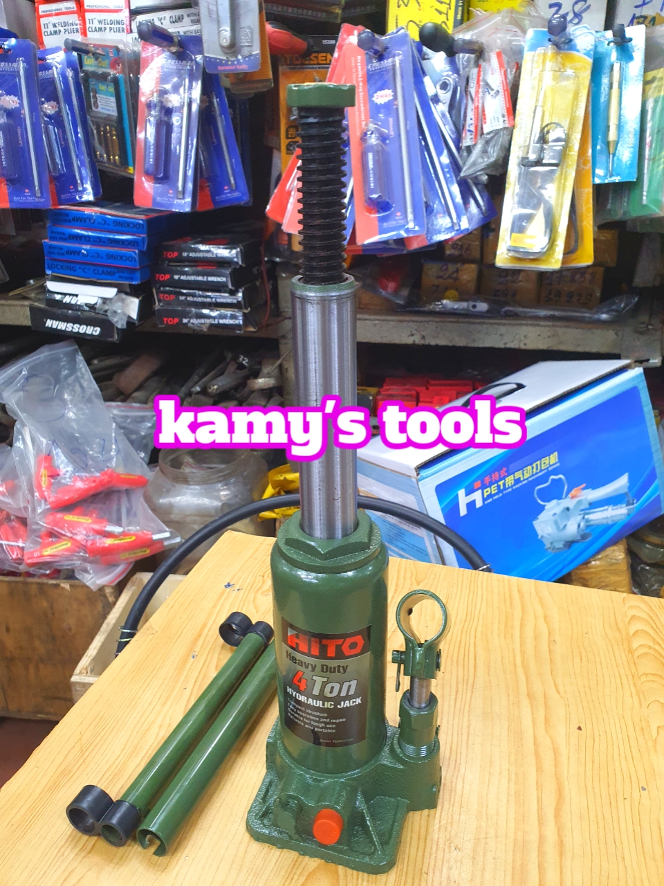 KÍCH CON ĐỘI THỦY LỰC 4 TẤN (CON ĐỘI THỦY LỰC, KÍCH THỦY LỰC)