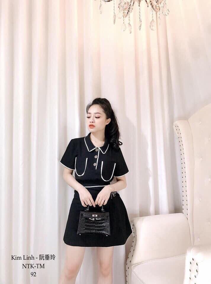 Set váy nữ cột nơ - mtb