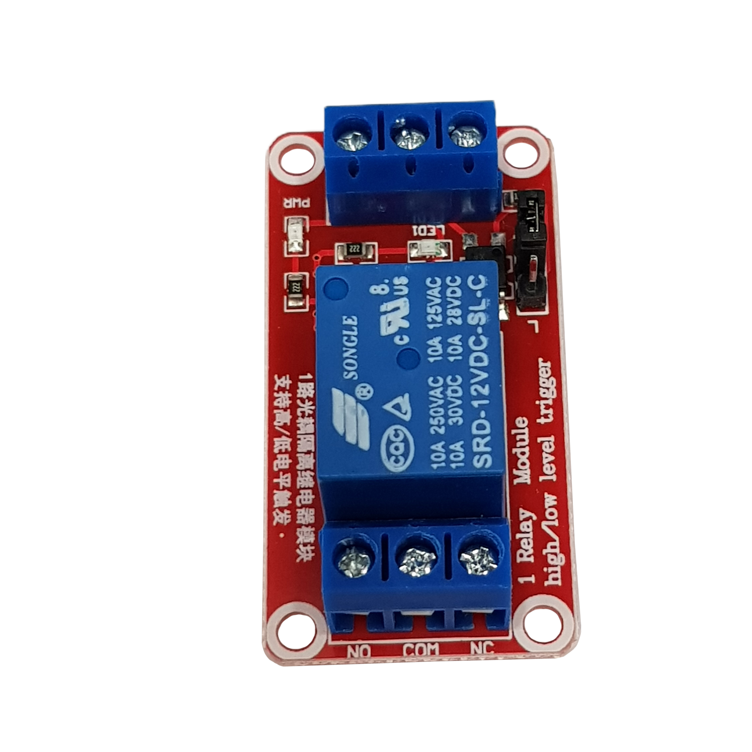 Module 1 Relay Với Opto Cách Ly Kích H/L (12VDC)