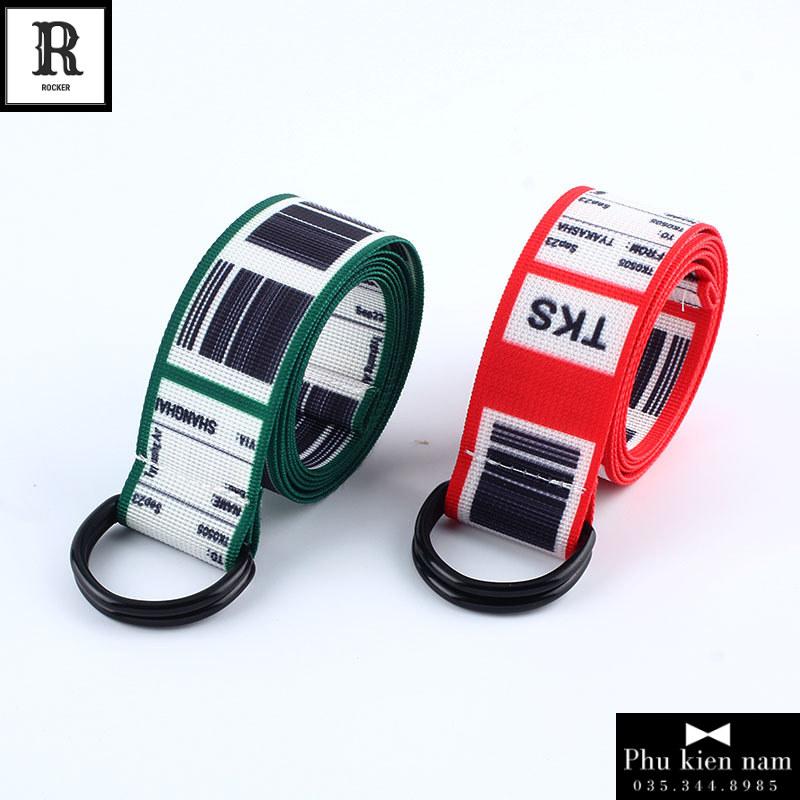 Thắt lưng vải thời trang hàn quốc caro - tl040