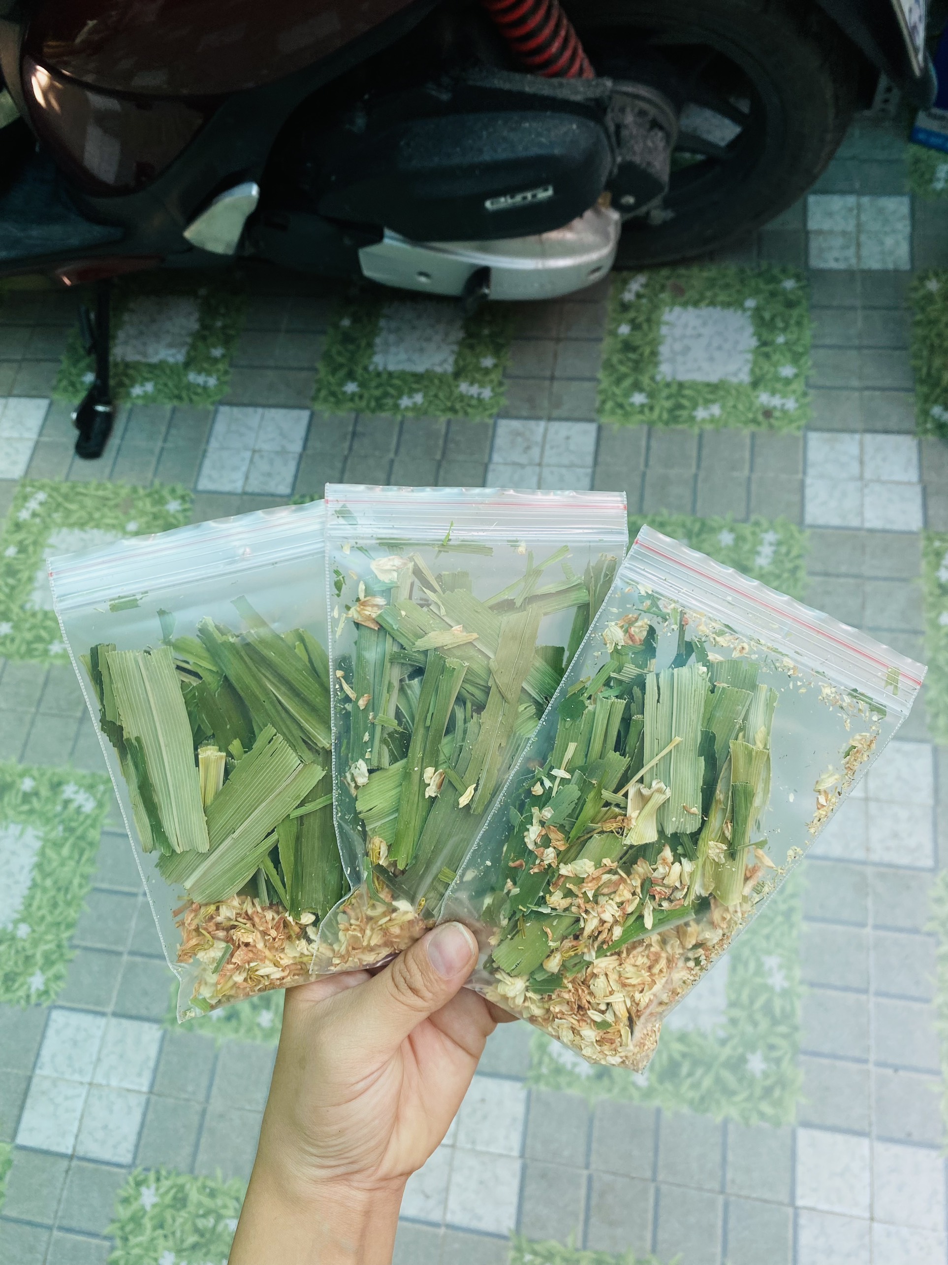 [Ảnh thật] 1 Gói Trà Lá Dứa Hoa Nhài