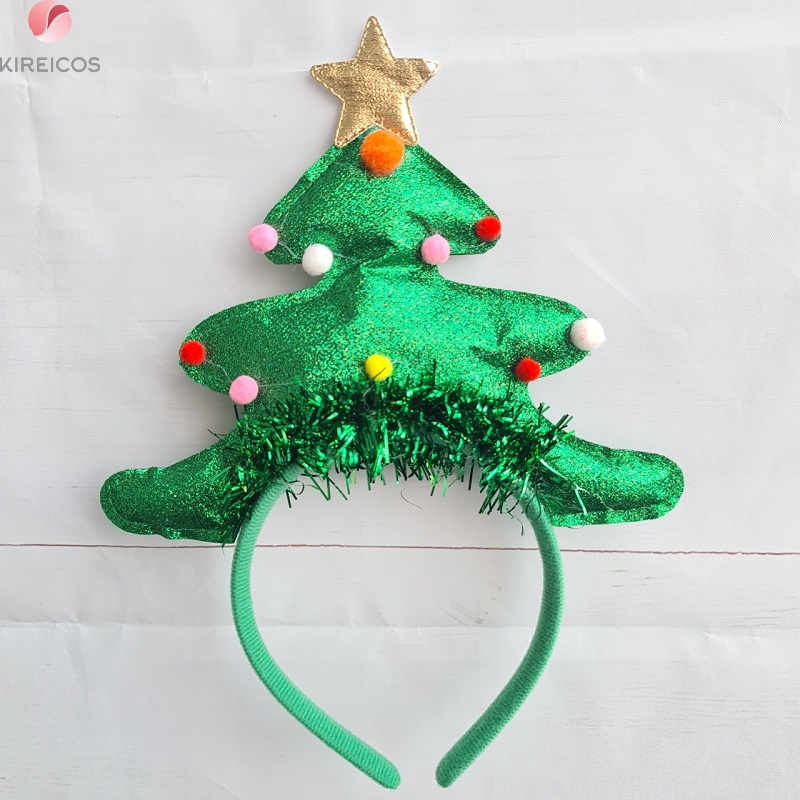 [HCM]Cài Tóc Noel Hình Cây Thông Xanh
