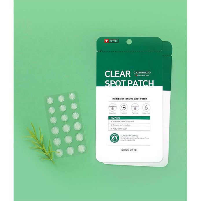 Miếng Dán Mụn Some By Mi Xẹp Mụn Cấp Tốc - Some By Mi Clear Spot Patch (Set 18 miếng)