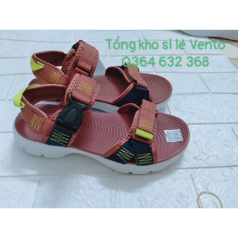 Sandal Vento Nữ đế nhẹ bền đẹp SD07015 đen/nâu