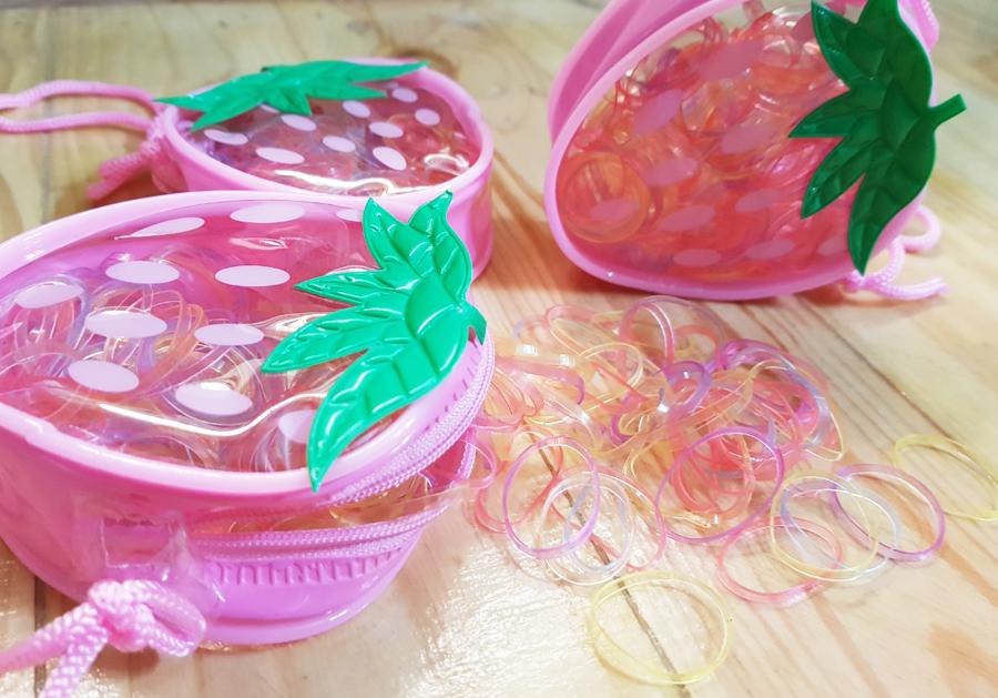 Thun cột tóc nhiều màu