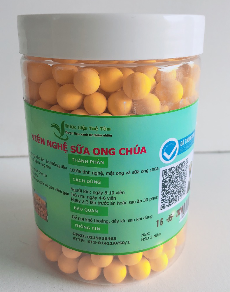 [HCM]Viên nghệ mật ong - Hủ 500g cao cấp