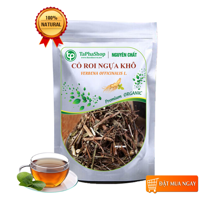 Cỏ roi ngựa khô 500g, Cây roi ngựa khô - tấn phát