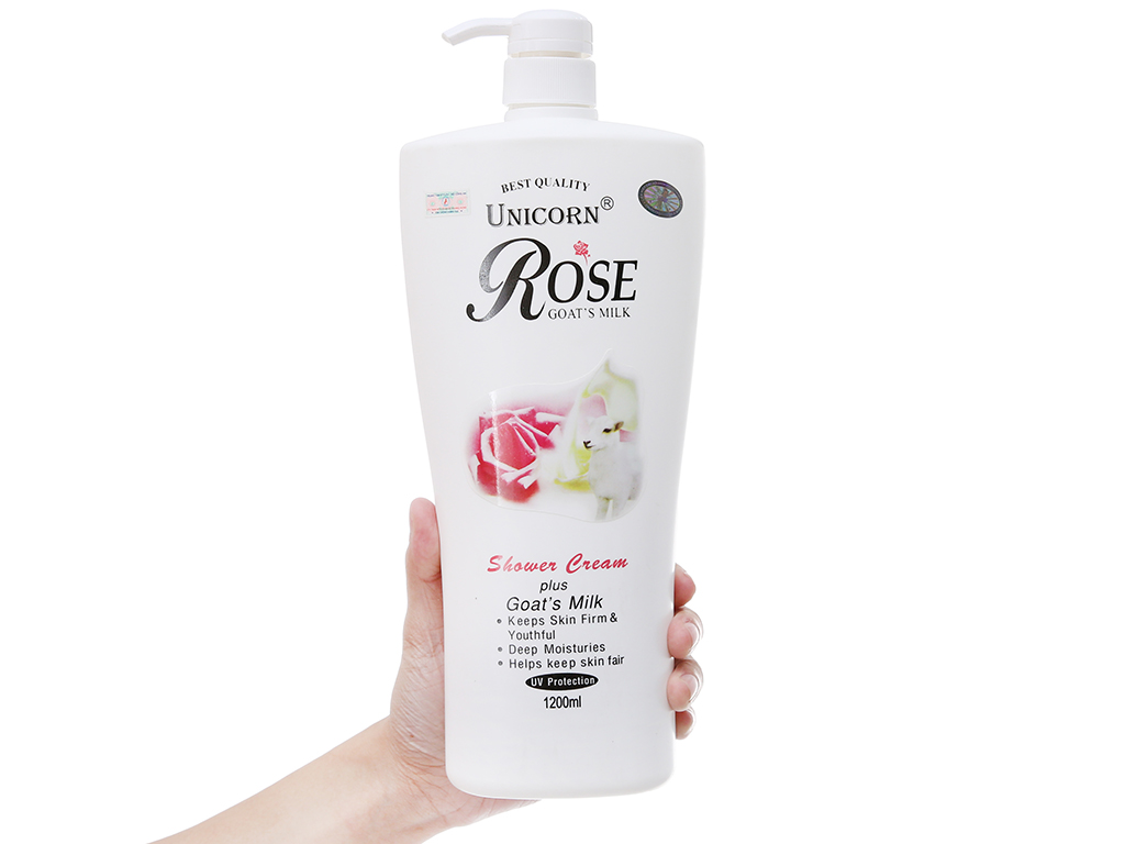 Sữa tắm dê UNICORN ROSE 1200ml