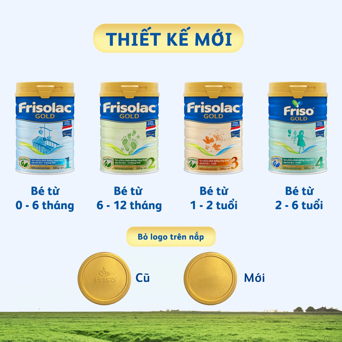 [Date 7.2024] Sữa Bột Friso Gold 2 lon 850g