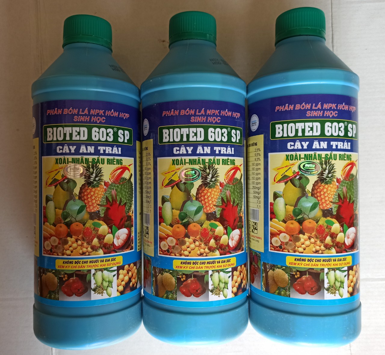 Phân bón lá Bioted 603 Supper - Chai 1 lít