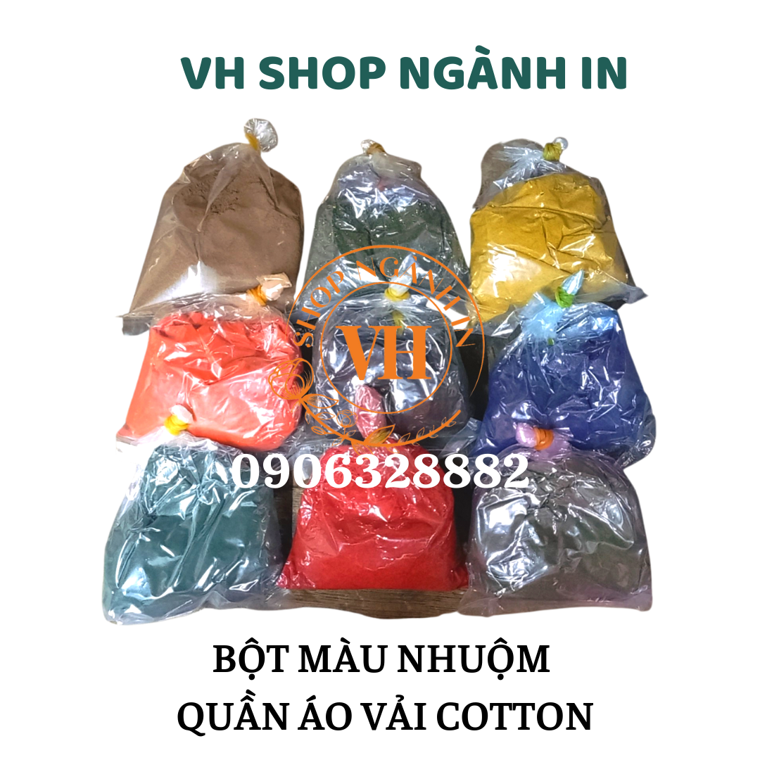 100 gram bột nhuộm áo thun 100% cotton