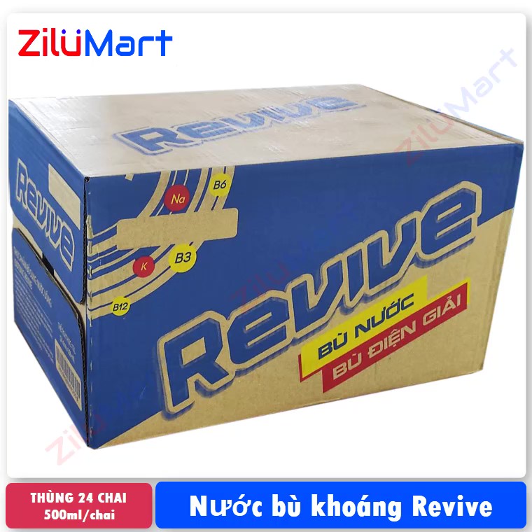 Nước bù khoáng Revive (thùng 24 chai) loại 500ml