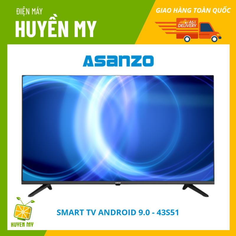 Bảng giá [HCM] Smart TV - TV THÔNG MINH ASANZO iSLIM PRO 43”- 43S51 (Android 9.0 Pie – 2020)