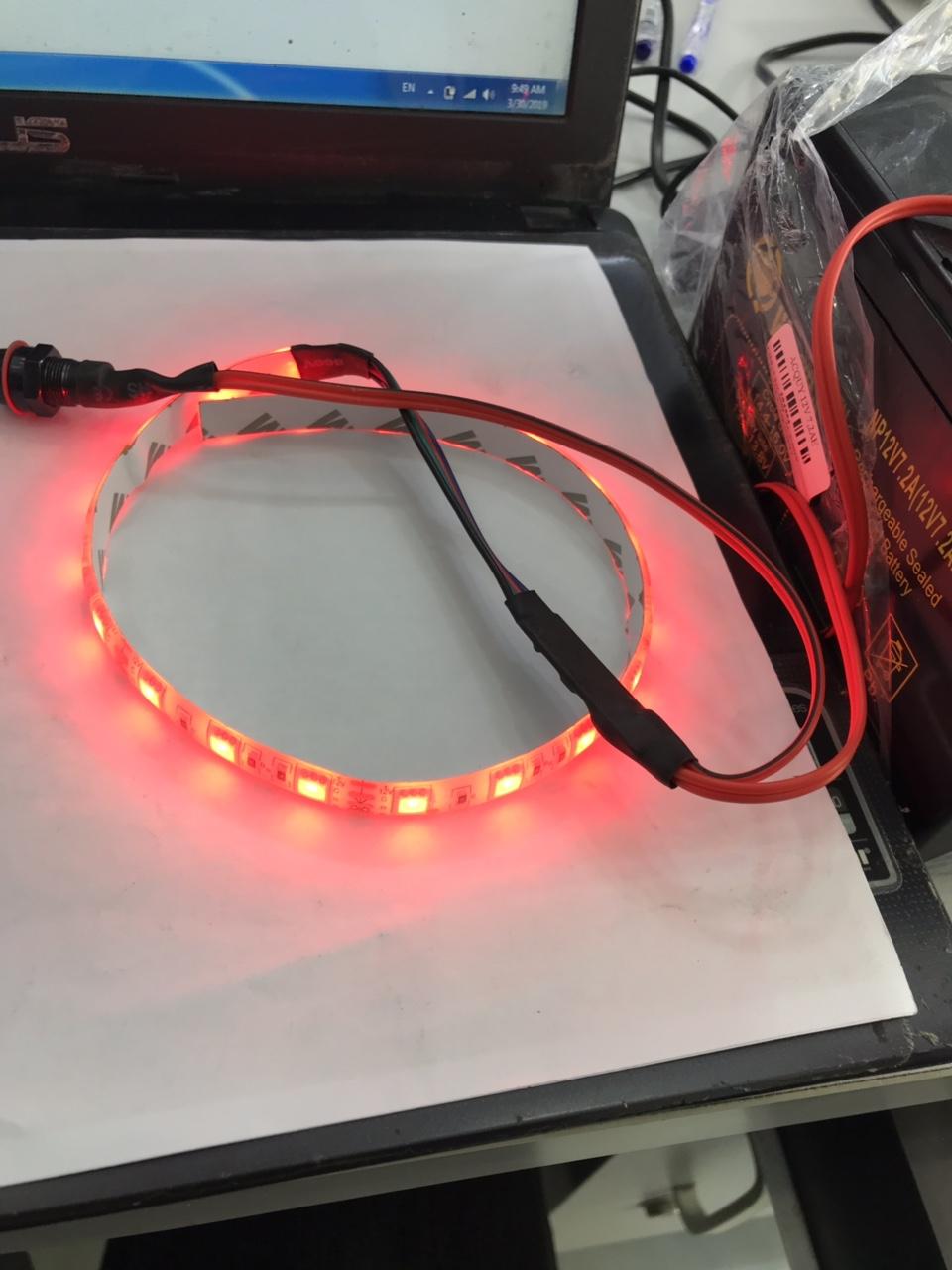 BỘ LED DÂY ĐỘ ĐÈN ĐỒNG HỒ XE MÁY 12v