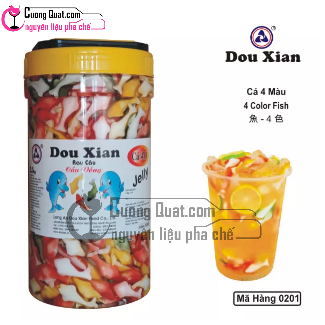 [[Hỏa tốc HCM] Thạch Douxian 2.5KG Nhiều Loại - Thạch Trái Cây Đa Hương Vị