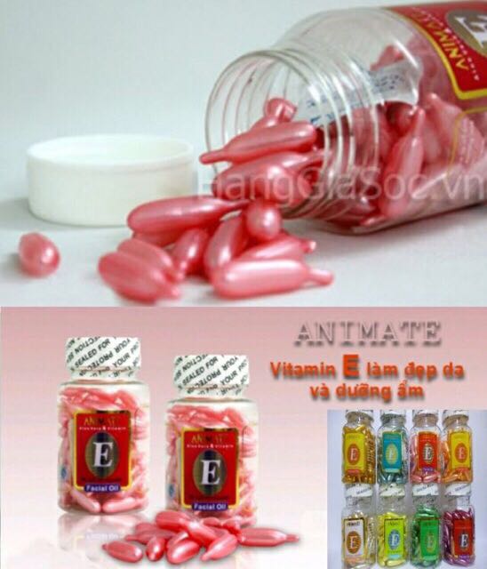 1 hộp DẦU CÁ vitaminE ANIMATE VITAMIN e ANIMATE