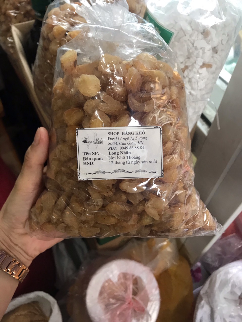 1kg Long Nhãn sấy khô
