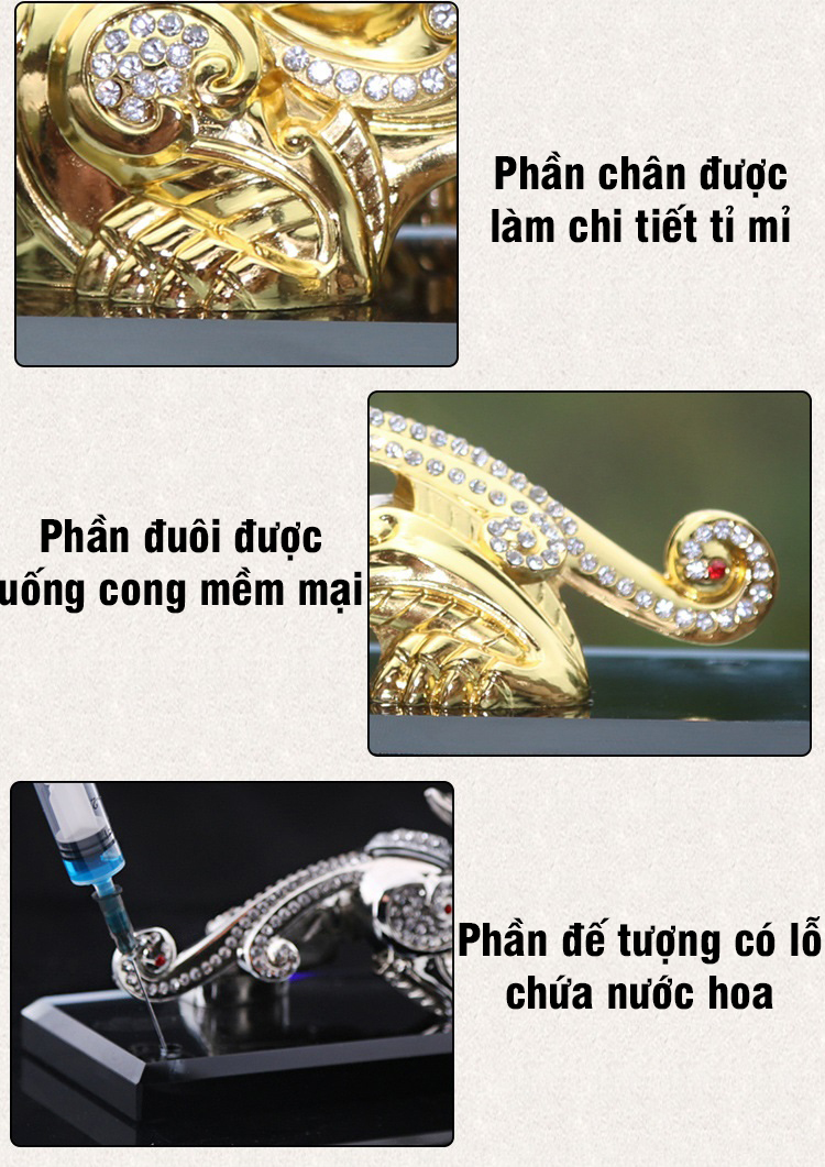 Tượng Tỳ Hưu Phong Thủy Trang Trí Ô Tô Bàn Làm Việc Cao Cấp Tặng Nước Hoa