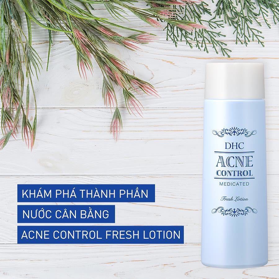 Lotion ngừa mụn DHC Acne Control Fresh Lotion 160ml