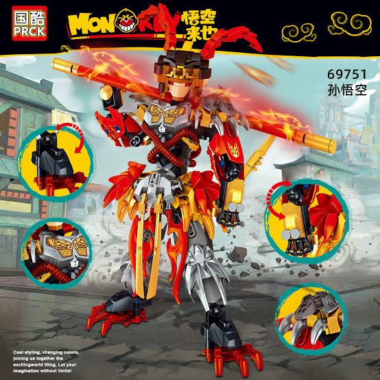 [HCM]Đồ chơi Lego Robot Ngộ Không PRCK 69751 Monkey King Mech