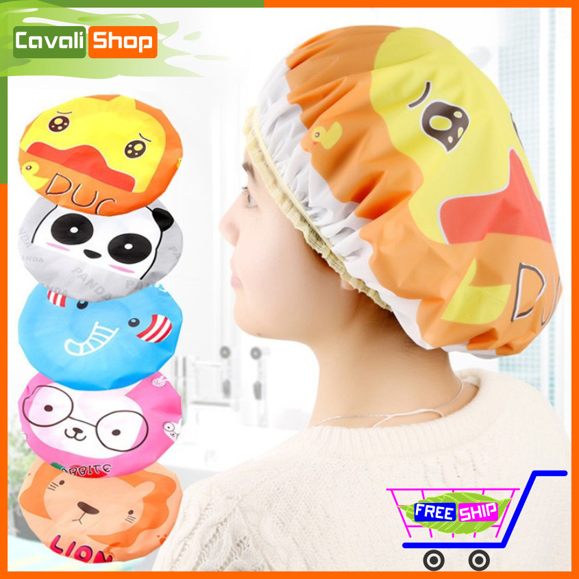 [SIÊU RẺ] Mũ trùm đầu chống nước hình thú - Cavali - nhỏ gọn tiện lợi