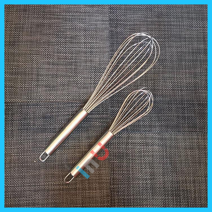 HCM - Cây đánh trứng inox tay cầm chắc chắn không lỏng tay