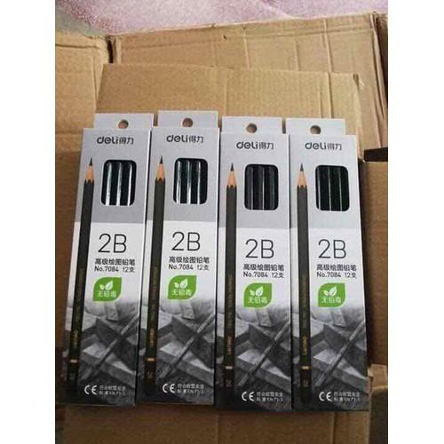 BÚT CHÌ 2B DELI HỘP 12 CÂY