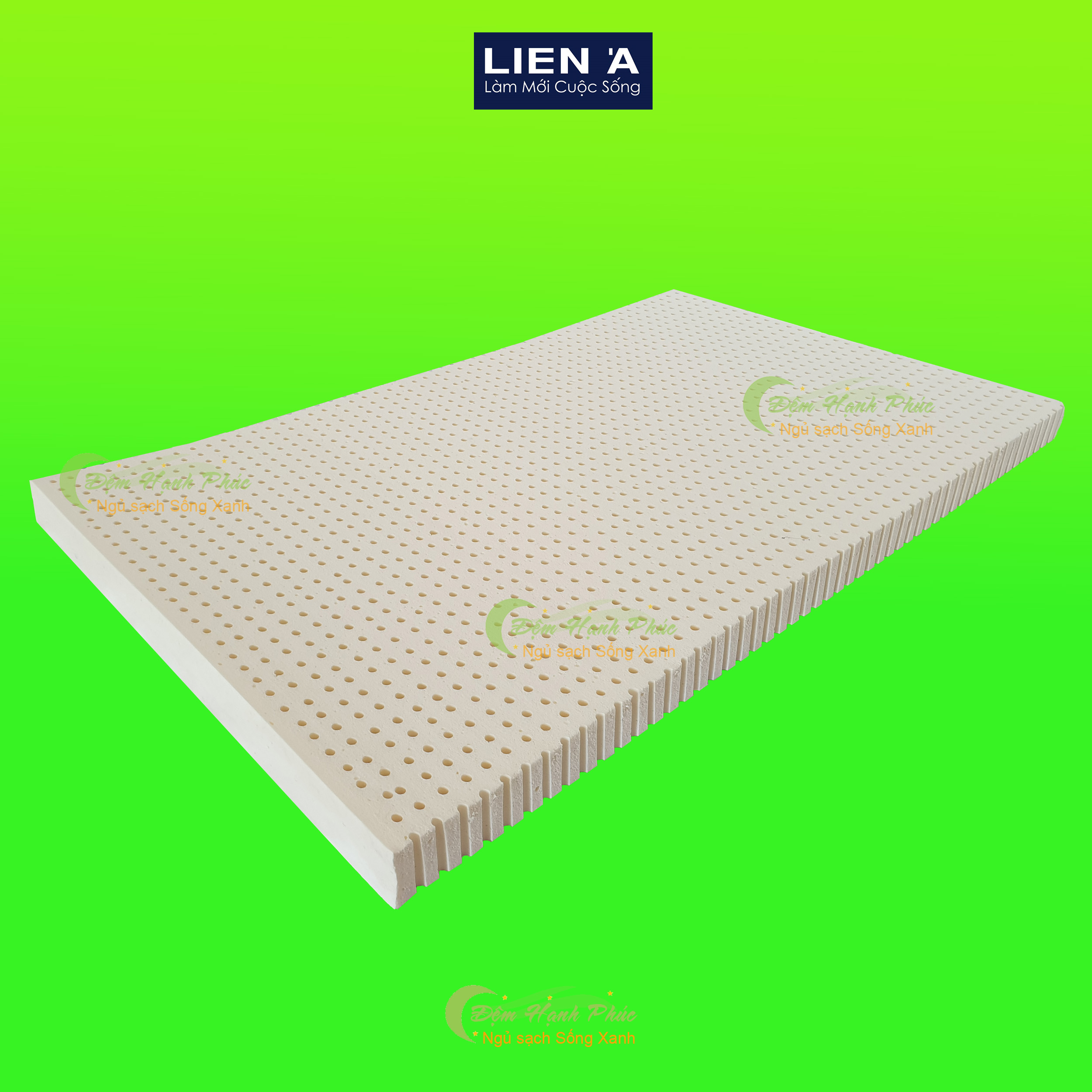 Đệm Cao Su Em Bé Liên Á PomPoms - Cao 5cm