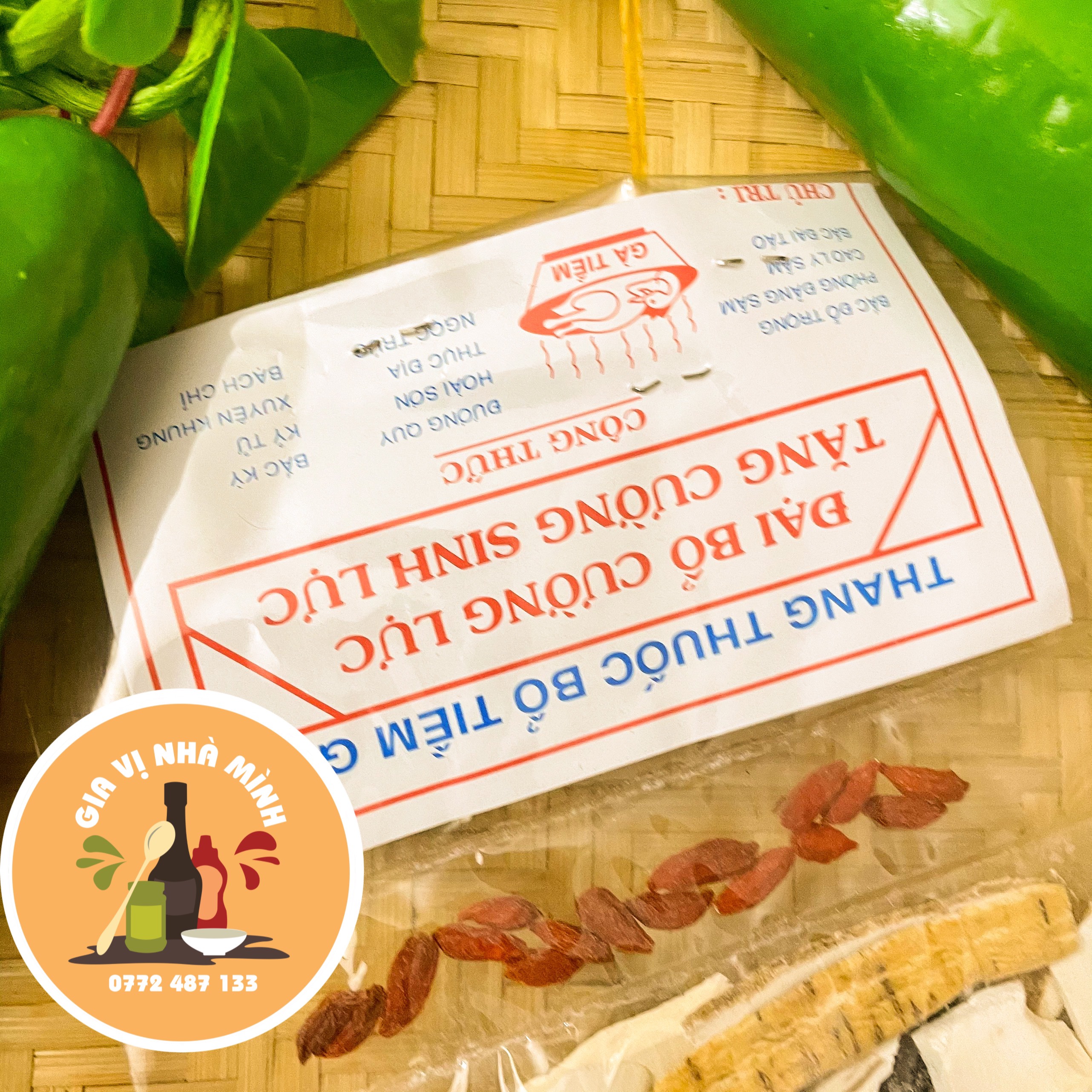 GIA VỊ GÀ TIỀM, THANG BỔ TIỀM GÀ- GÓI