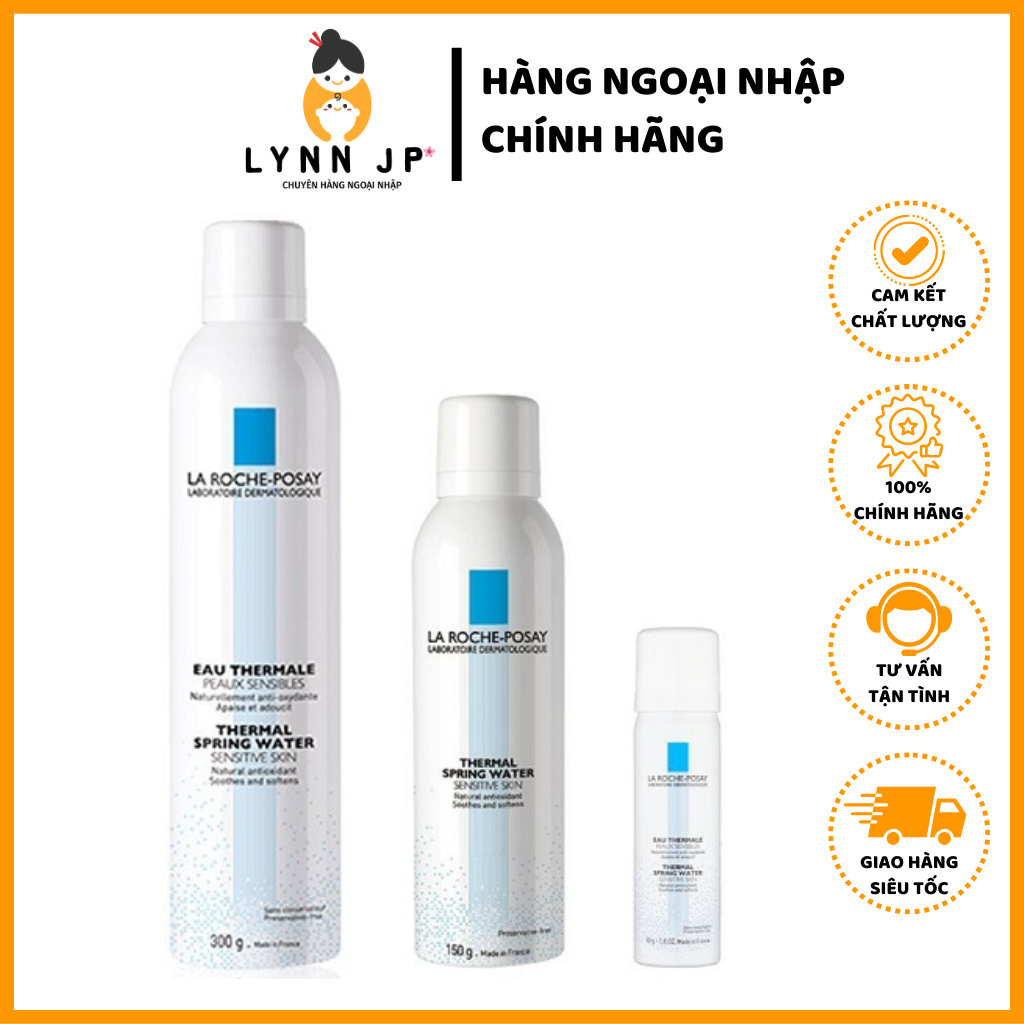 Xịt khoáng la roche-posay làm dịu và bảo vệ da 50ml - 150ml - 300ml