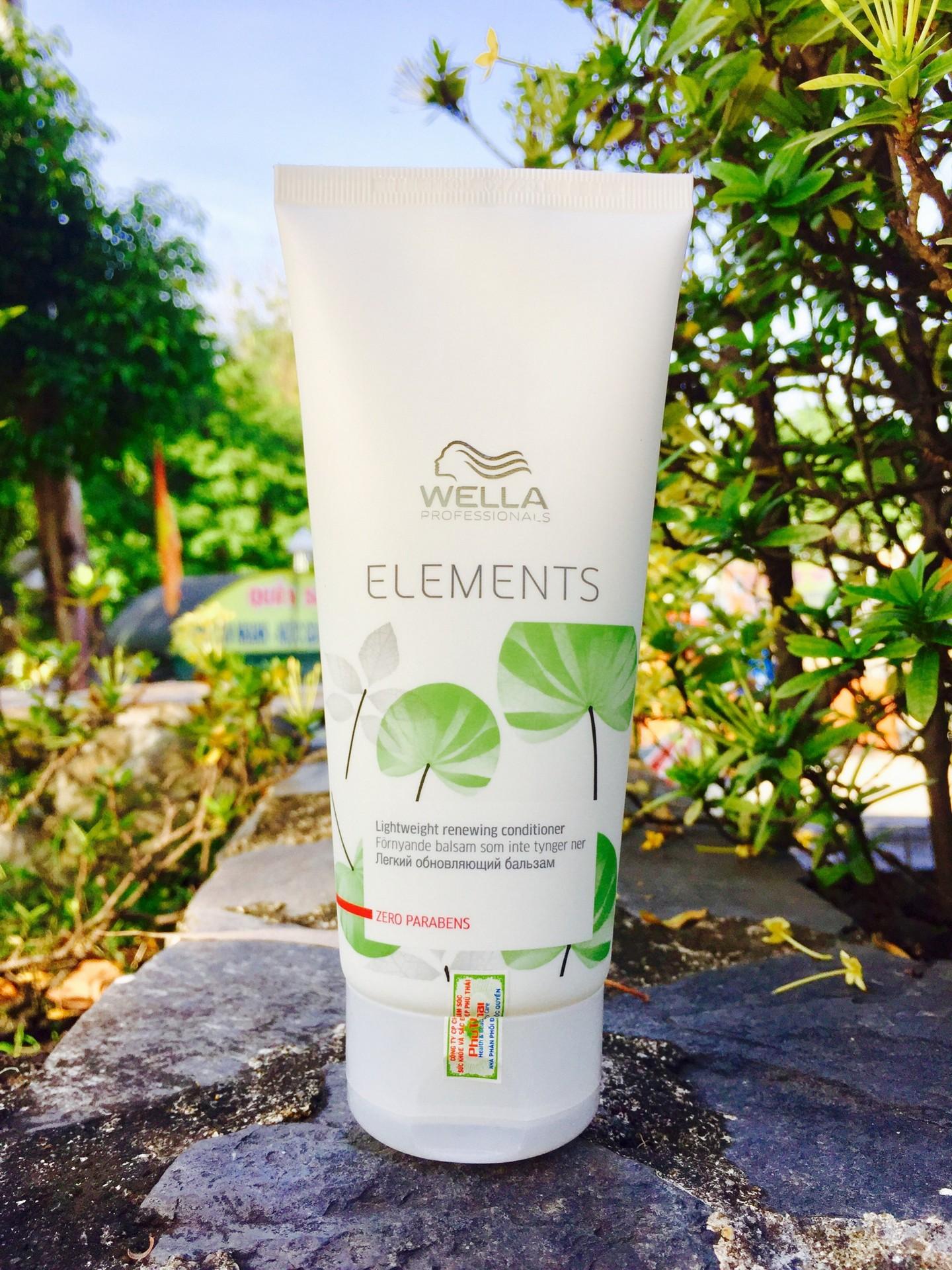 Dầu Xả Phục Hồi Và Tái Tạo Tóc Wella Elements Renewing 200ml
