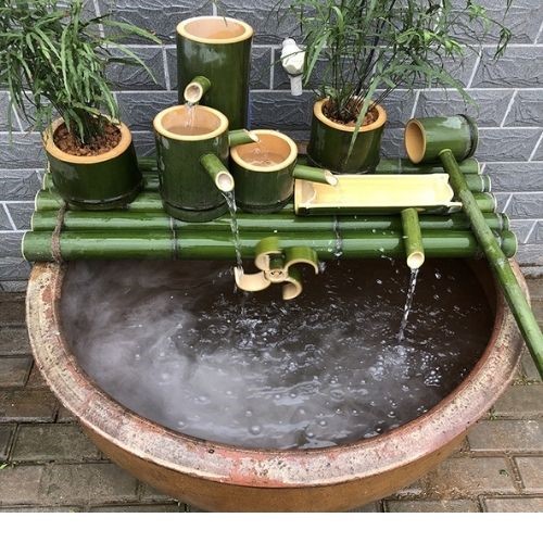 thác nước phong thủy (không bánh xe gió và máy bơm nước)