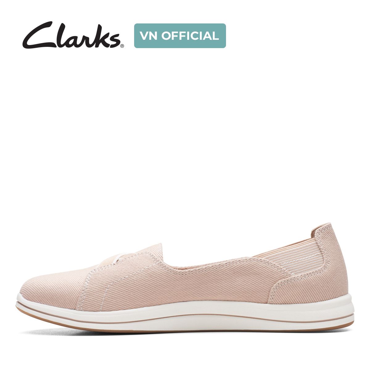 Giày Lười Vải Nữ Clarks - Brinkley Skip