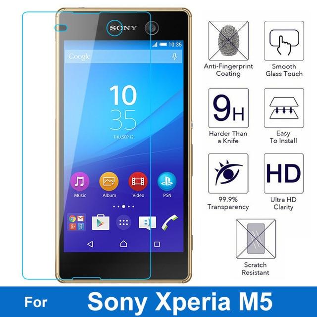 Kính Cường Lực Cho Sony Xperia M5 (Trong suốt)