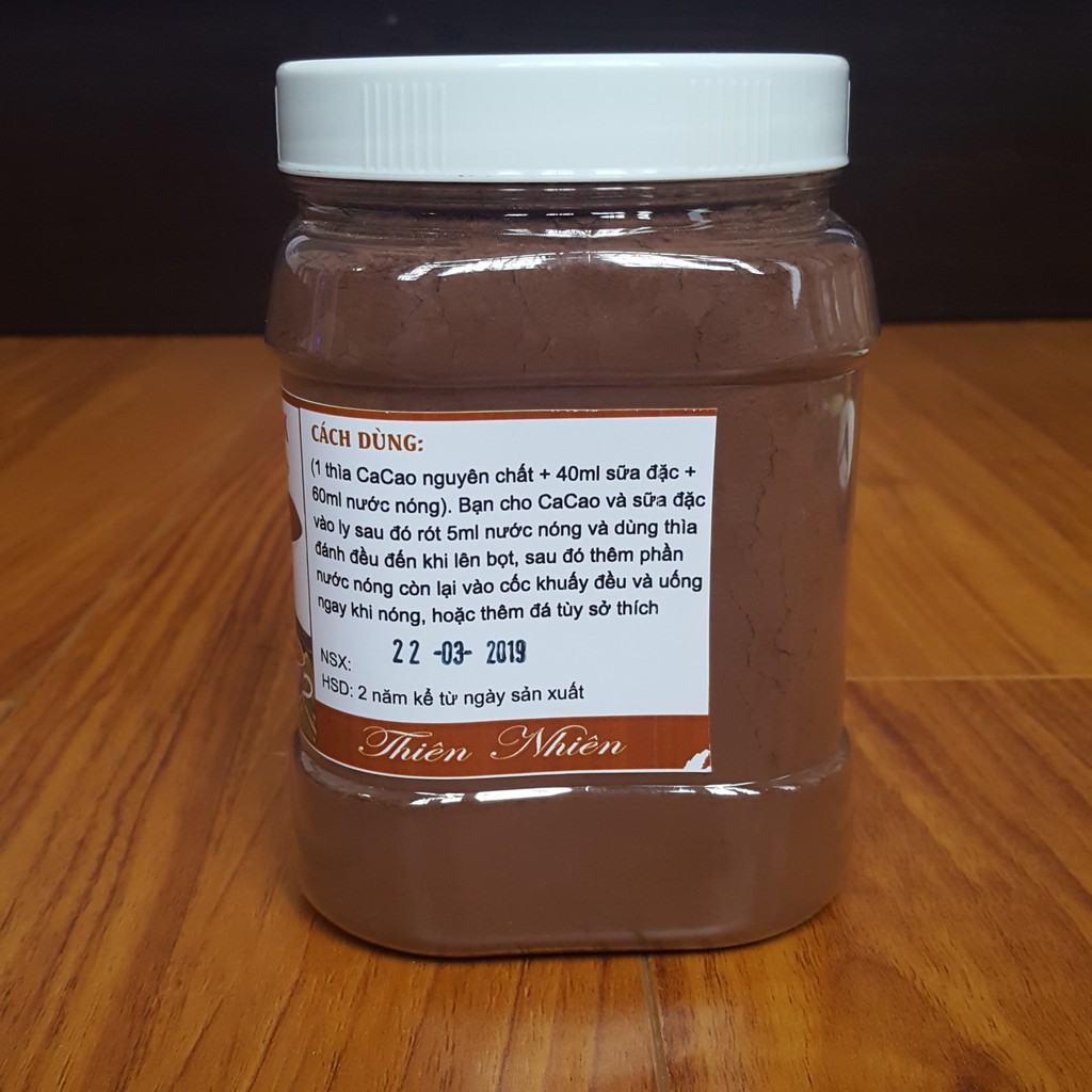 [HCM][HOT]Bột ca cao nguyên chất 100% từ Đăk Lăk 500g