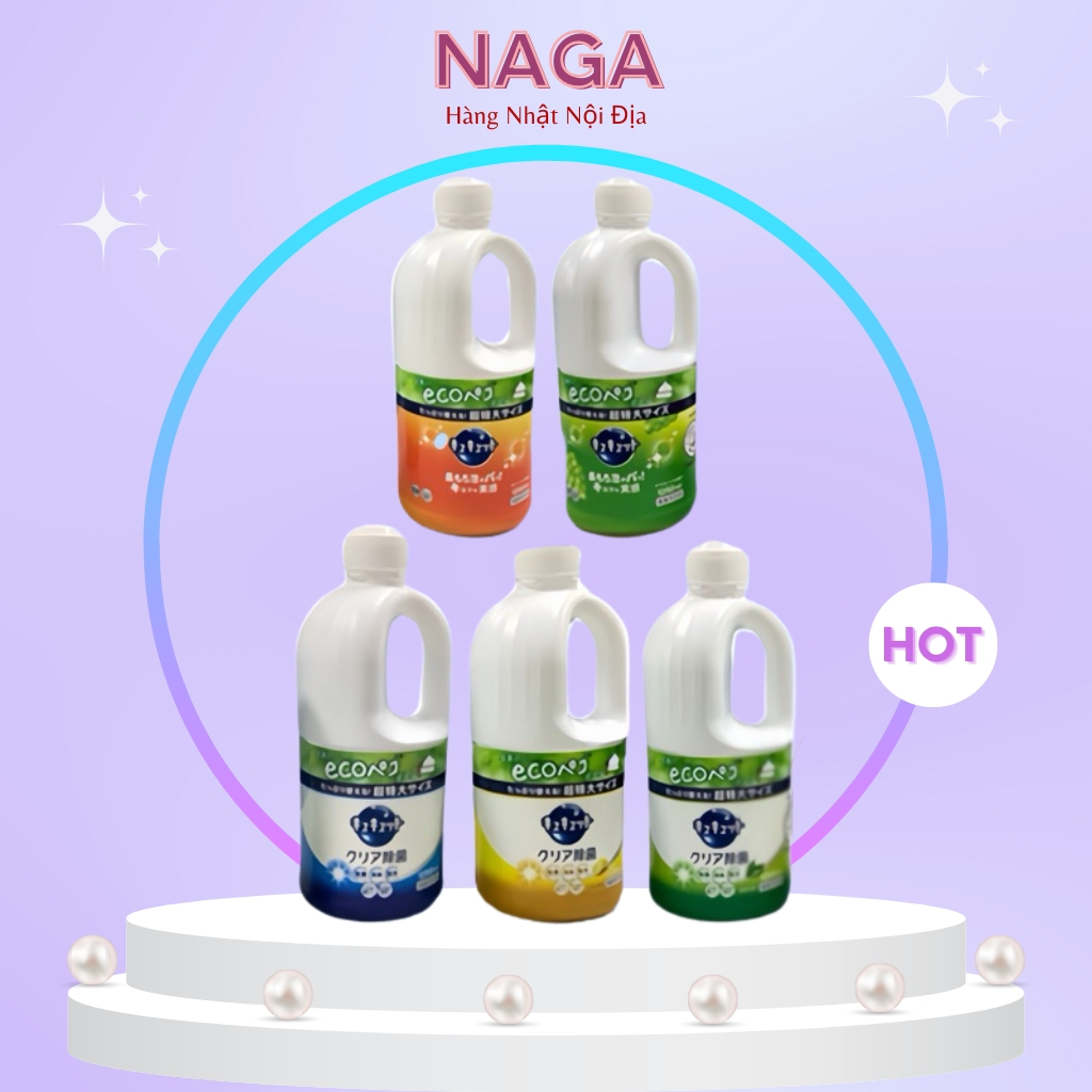 9MẪU MỚI) NƯỚC RỬA BÁT KAO 1250ML Nhật Bản