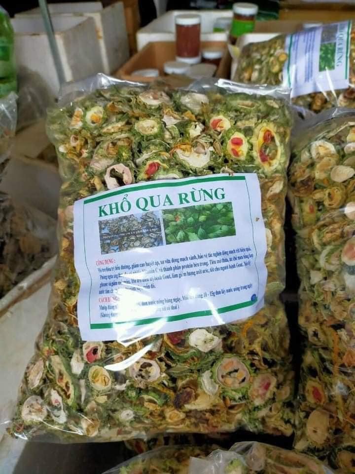 khổ qua rừng (mướp đắng) sấy khô 500 g