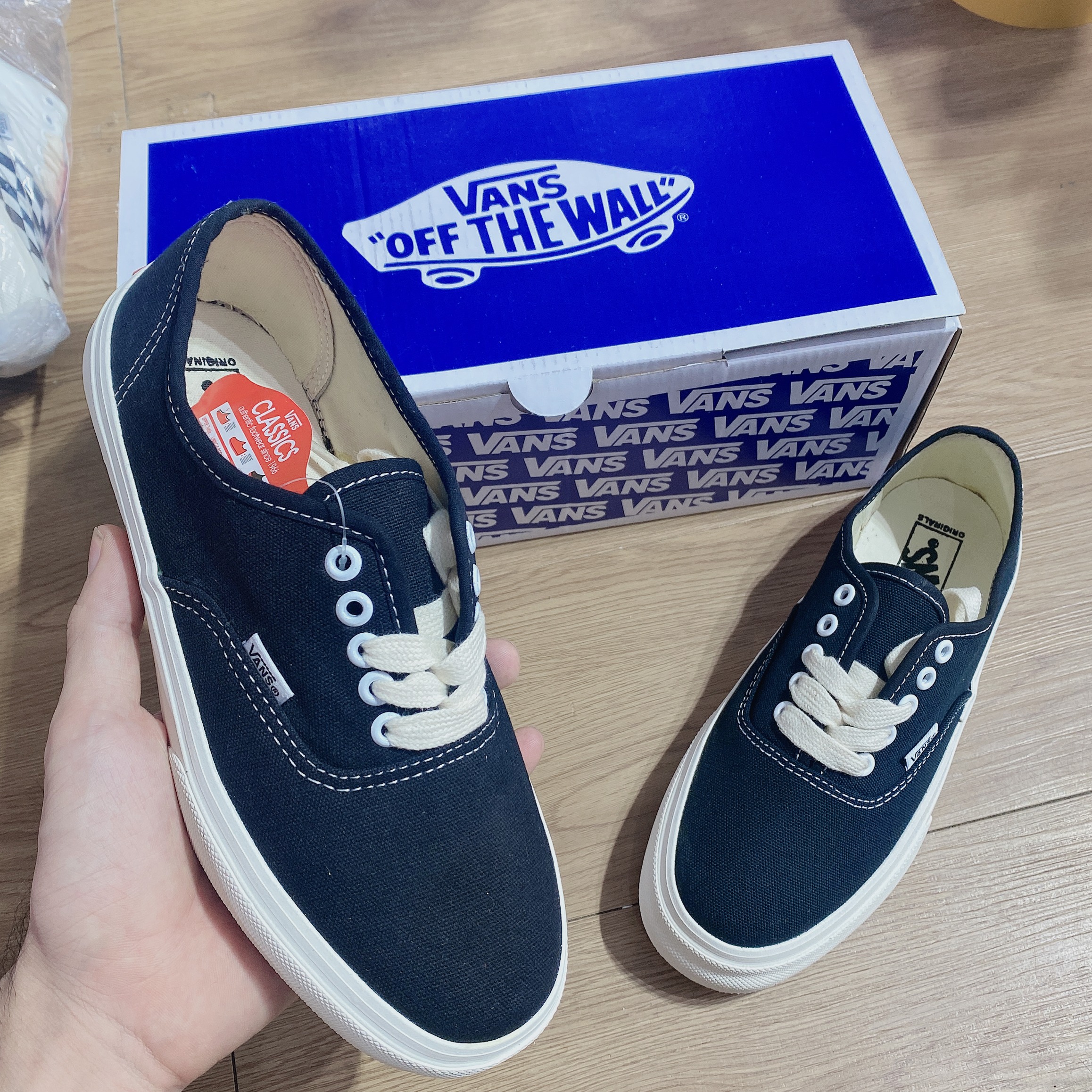 Vans classic xanh clearance navy