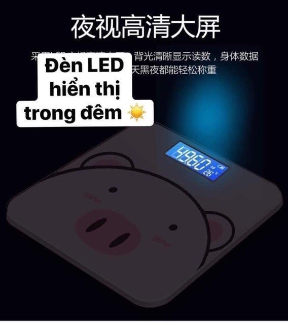 -Cân điện tử hình con lợn dễ thương