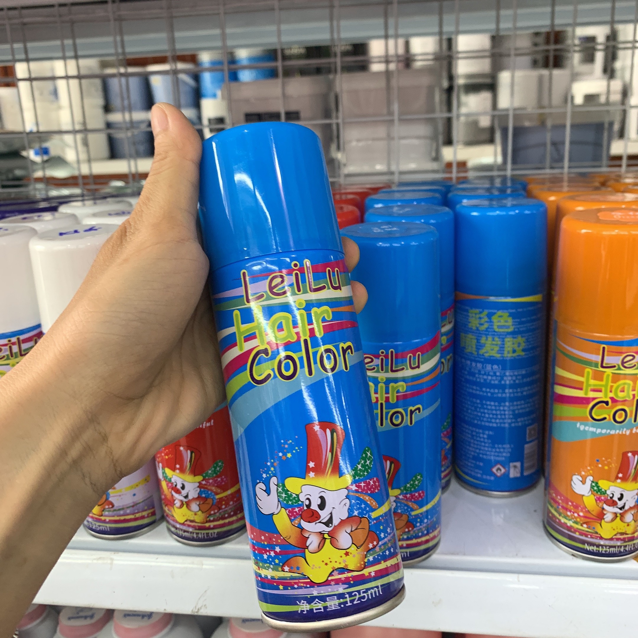 Keo xịt màu tóc tạm thời 125ml