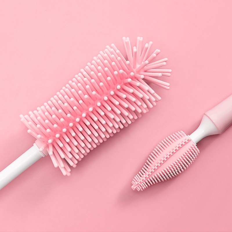 Bộ Cọ Bình Sữa Silicon Cao Cấp 3 Chi Tiết Cho Bé