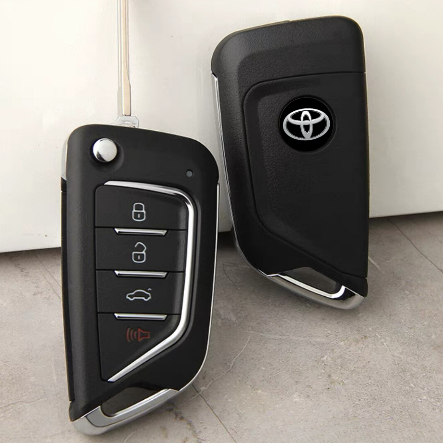 Chìa khoá độ gập Sẵn Mạch Điều Khiển Toyota Vios đời 2006-2025 mẫu V21