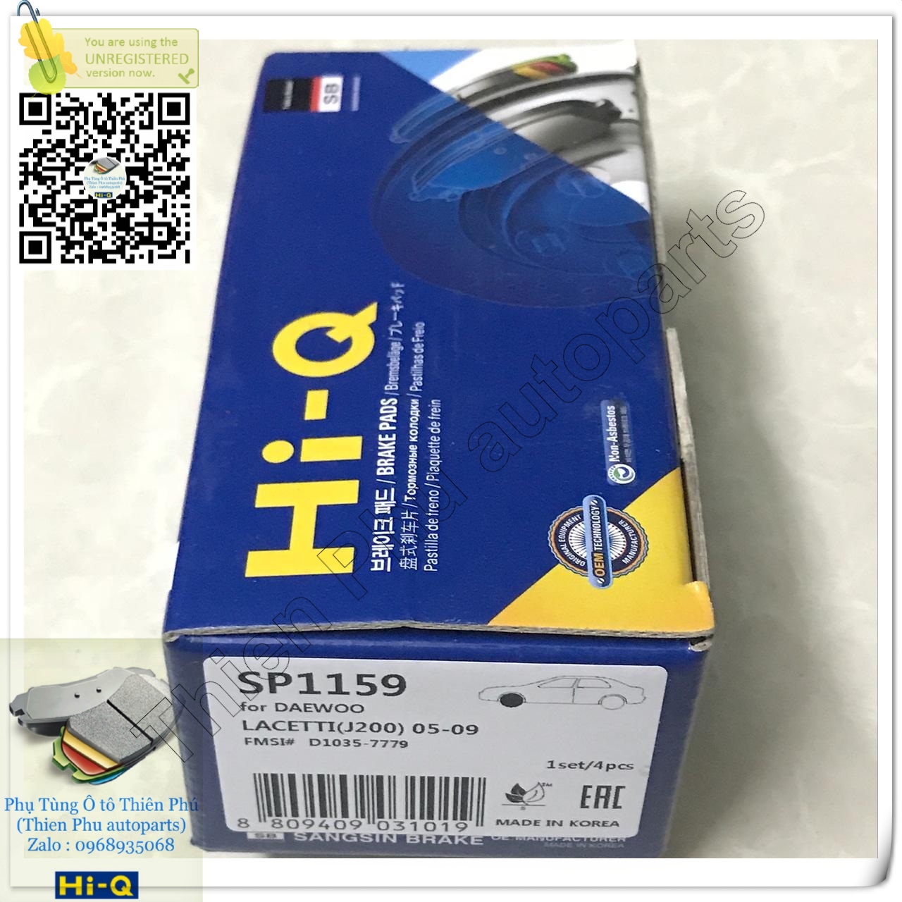 [HCM]BỐ THẮNG / MÁ PHANH NUBIRA II TRƯỚC (03 - ) +LACETTI (02 - 09) + MAGNUS + OPTRA + FORENZA (02 - 09)
